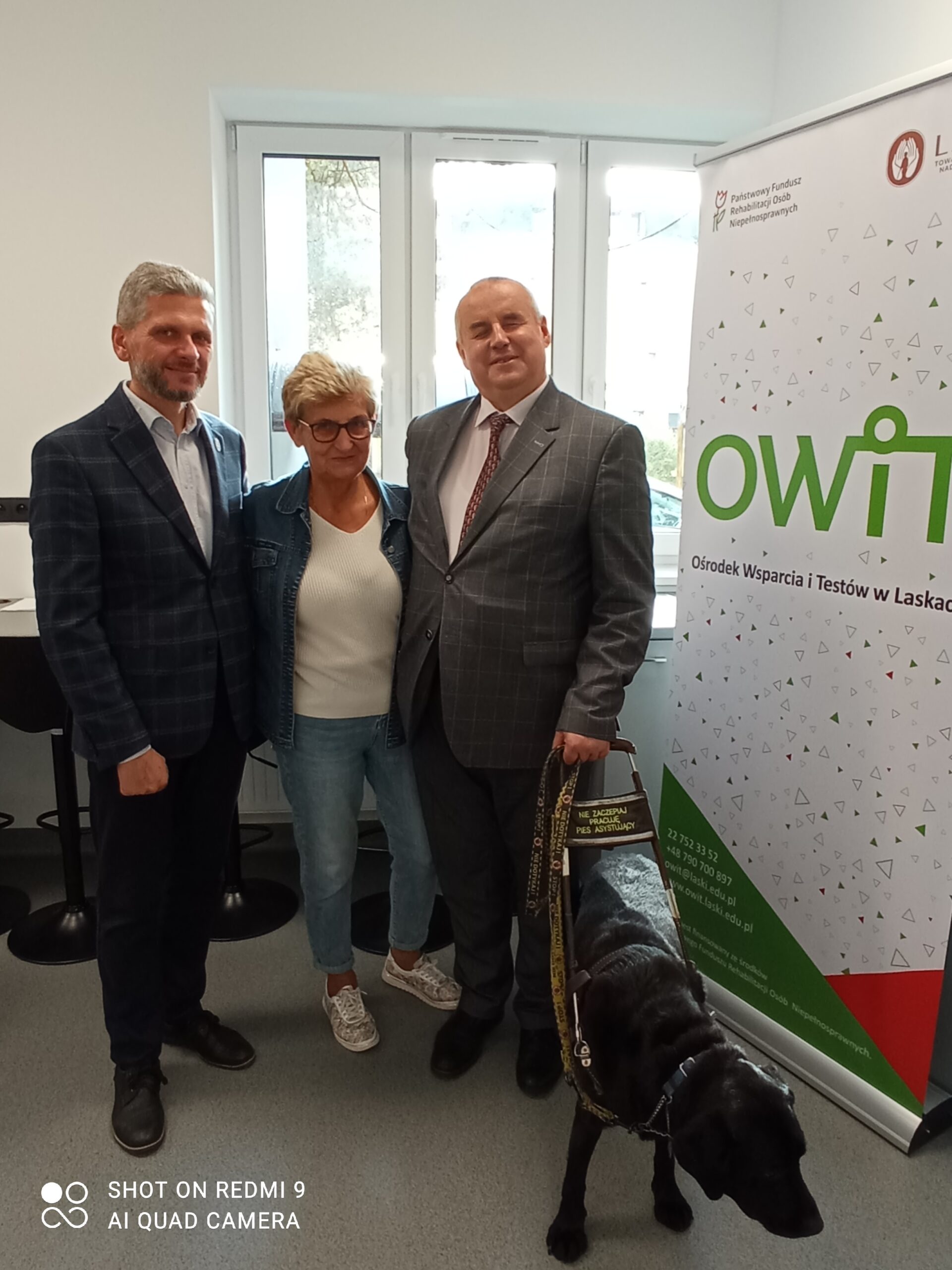 Paweł Kacprzyk, Krystyna Konieczna i Paweł Wdówik.