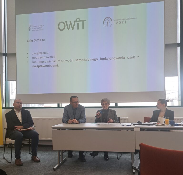 Prelegenci w trakcie wystąpienia.