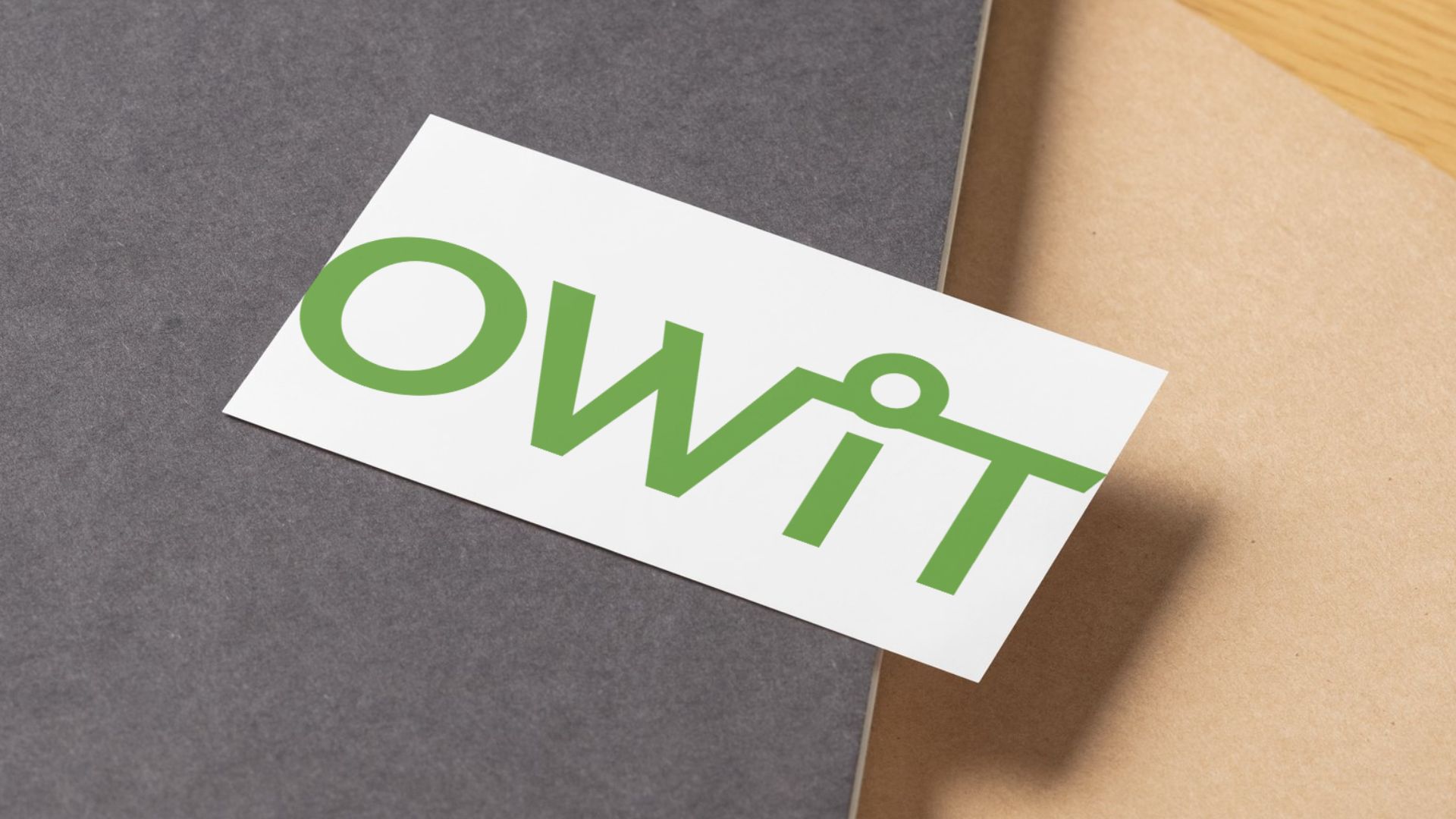 Logotyp Ośrodka na wizytówce.