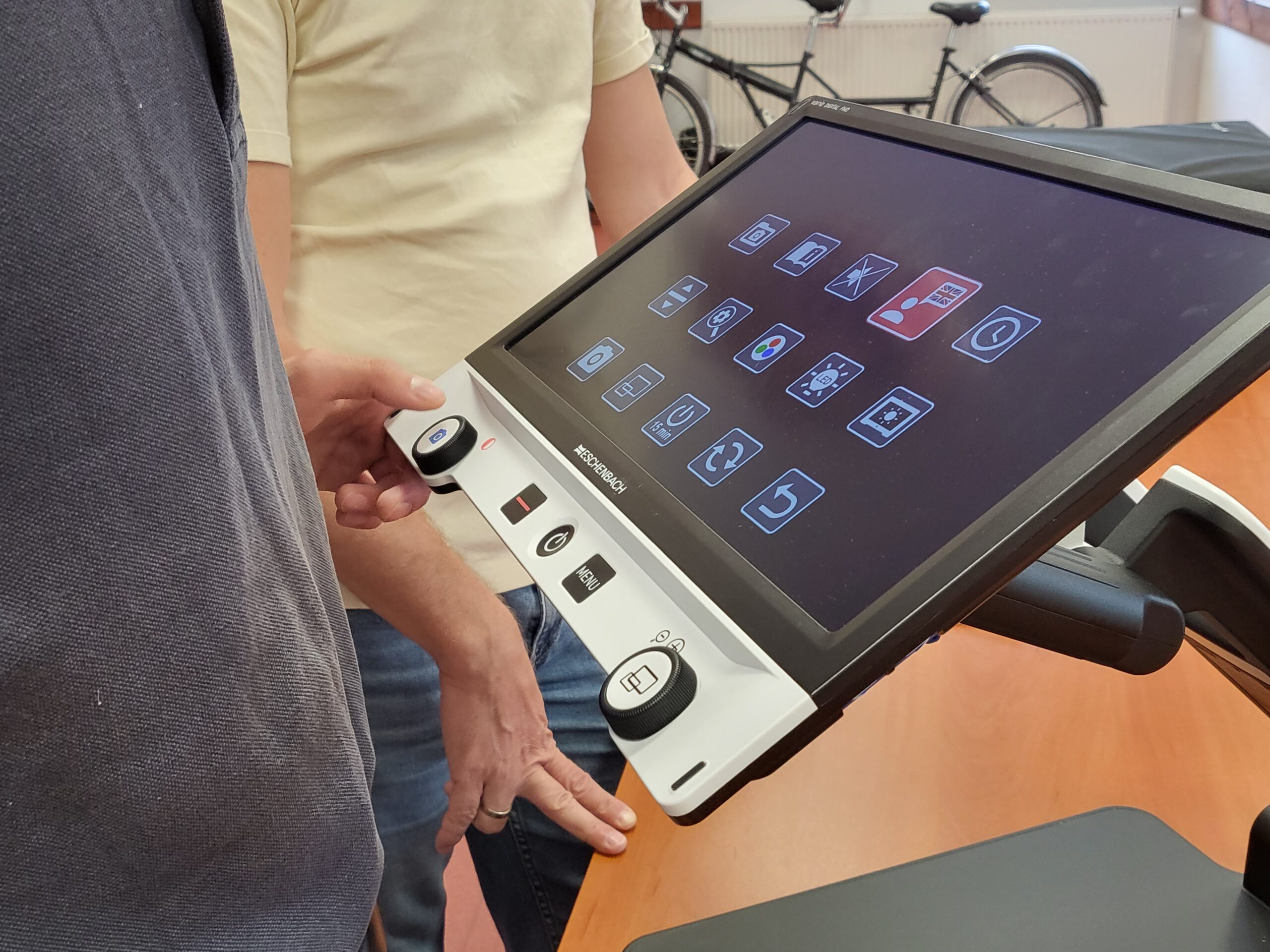 Zbliżenie na tablet.