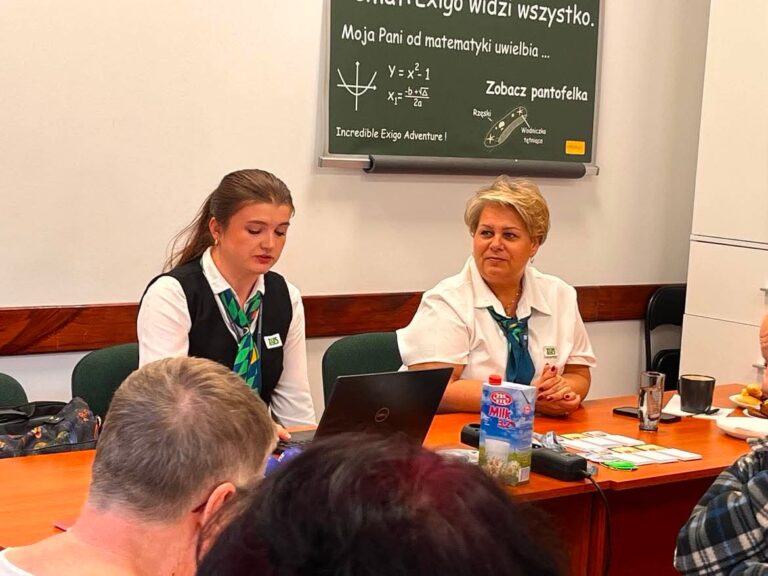 Panie z ZUSu podczas prelekcji