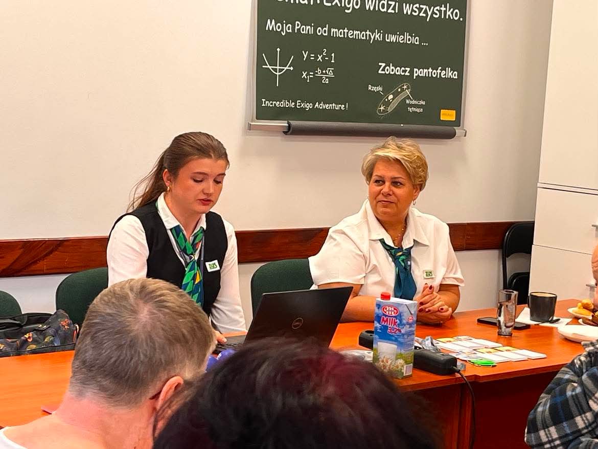 Panie z ZUSu podczas prelekcji